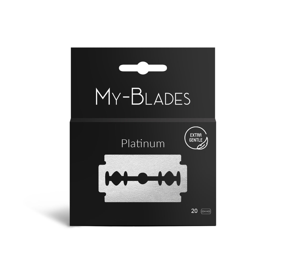 CUCHILLAS DE AFEITAR PLATINUM DOUBLE EDGE X20